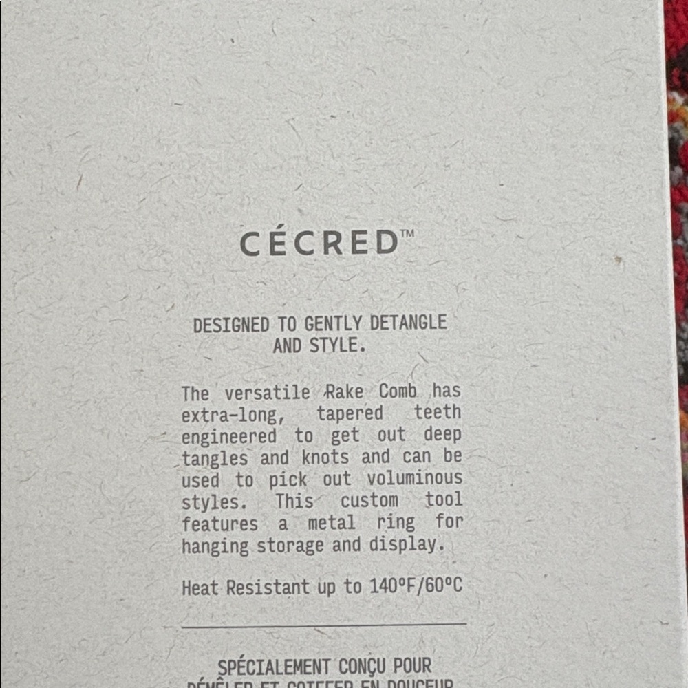 Cecred Rake Comb - Picture 4 of 4